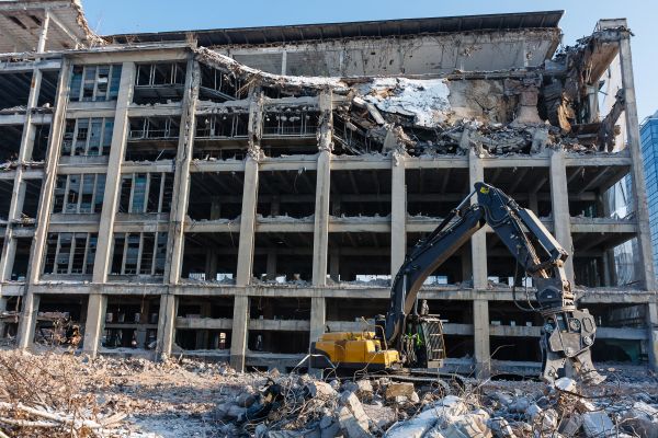Commercial Building Demolition in Garner