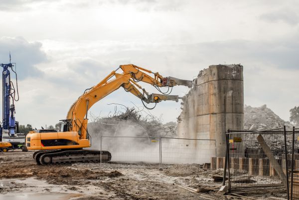 Silo Demolition in Garner