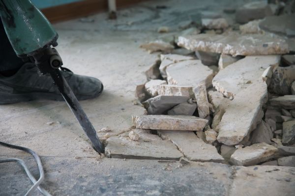 Cement Slab Removal in Garner