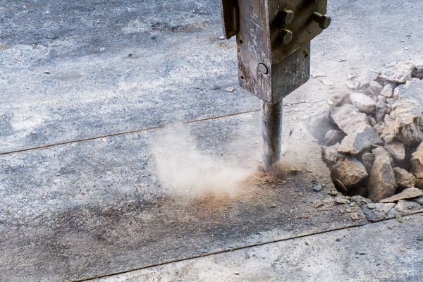 Concrete Patio Removal in Garner