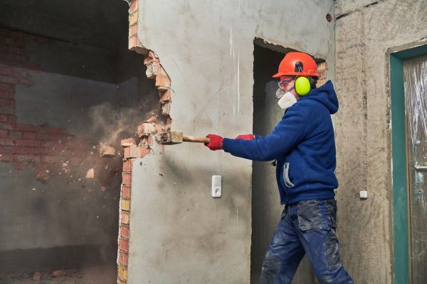 Concrete Wall Demolition in Garner