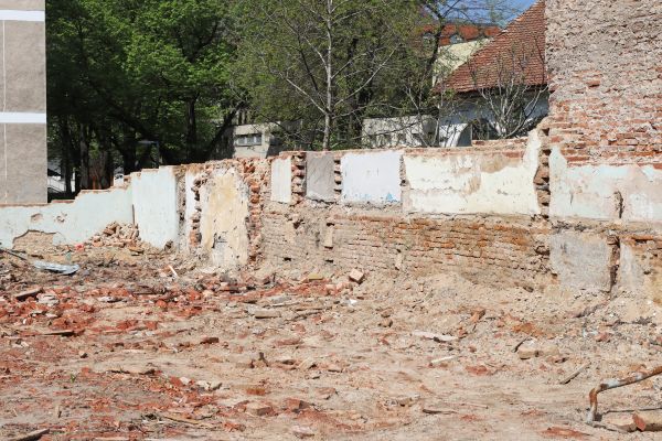 Brick Wall Demolition in Garner