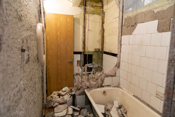 Shower Tile Demolition in Garner