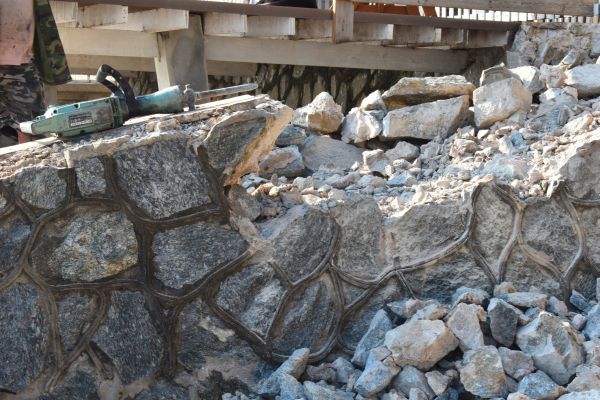 Retaining Wall Demolition in Garner